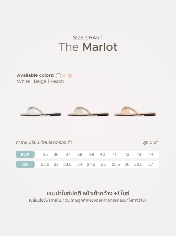 Labotte.bkk - The Marlot รองเท้าแตะ รองเท้าแตะแบบสวม - Image 4