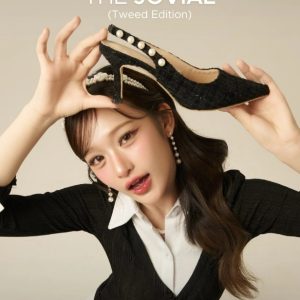 Labotte.bkk - The Jovial (Tweed Edition) รองเท้าส้นสูง รองเท้ารัดส้น