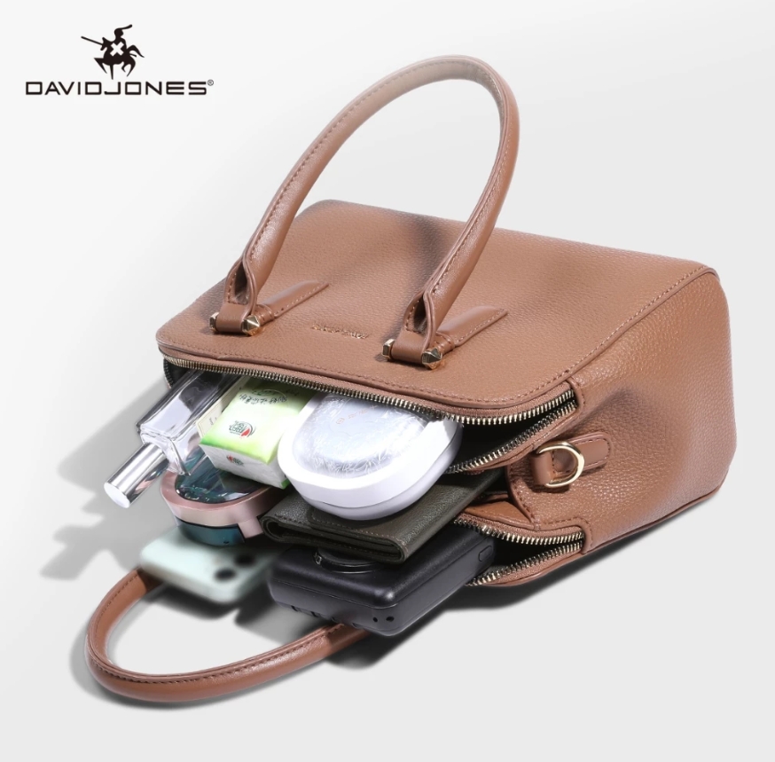David Jones Paris กระเป๋าแบรนด์เนมกระเป๋าช้อปปิ้ง กระเป๋าทำงานผู้หญิง - Image 4