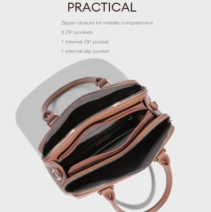 David Jones Paris กระเป๋าแบรนด์เนมกระเป๋าช้อปปิ้ง กระเป๋าทำงานผู้หญิง - Image 5