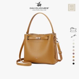 David Jones กระเป๋าถือ กระเป๋าสะพายไหล่ หนัง Pu สําหรับสตรี