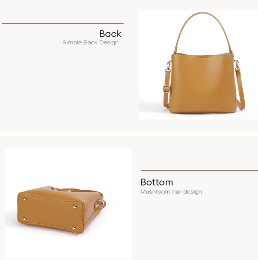 David Jones กระเป๋าถือ กระเป๋าสะพายไหล่ หนัง Pu สําหรับสตรี - Image 2